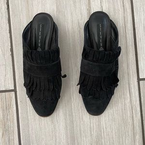 Steven by Steve Madden Adee Mules Black Suede